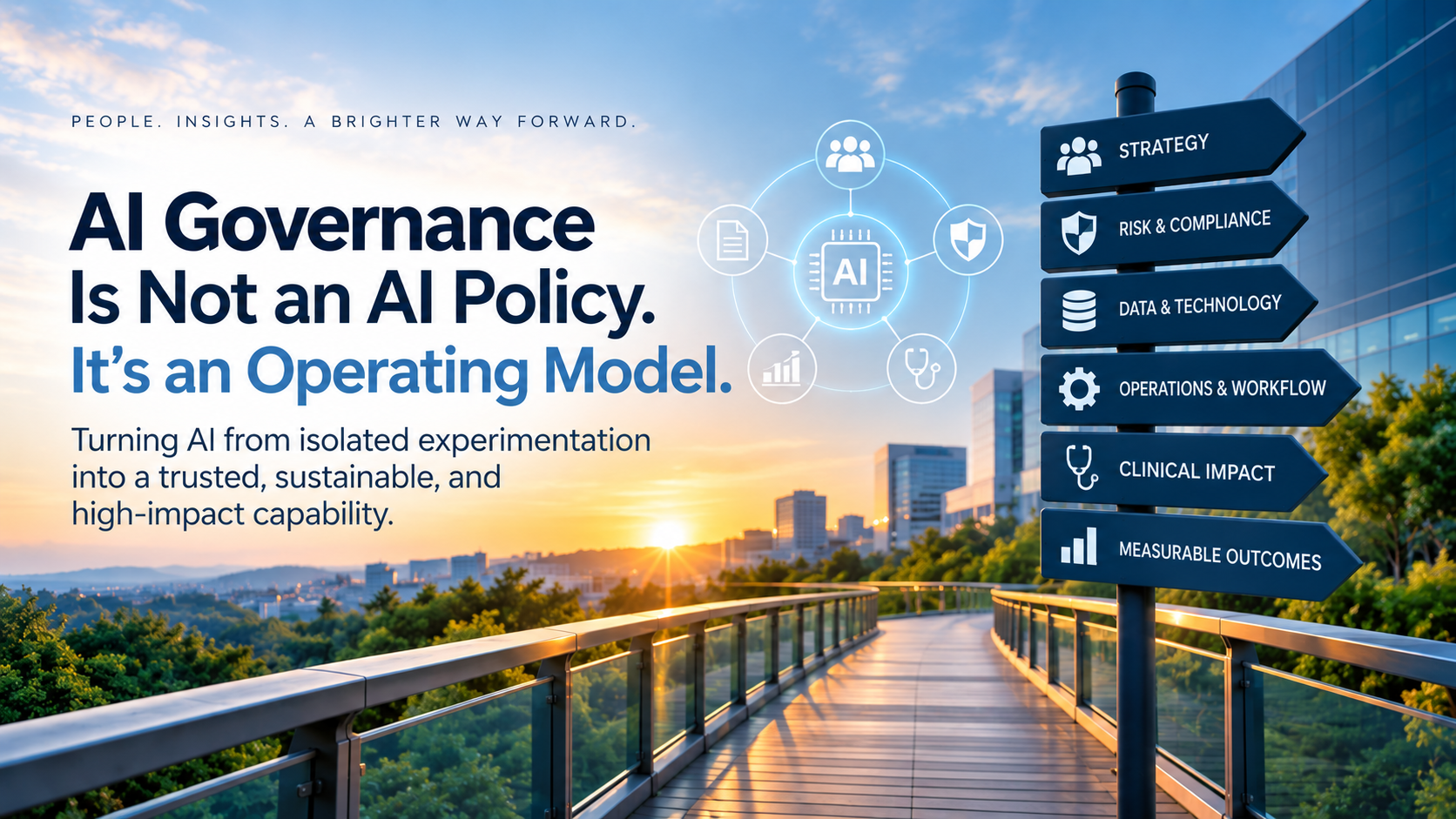 AI Governance Is Not an AI Policy. It’s an Operating Model — healthcare AI governance operating model